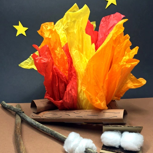 Indoor Camping Craft for Kids - Helen Woodward Animal Center