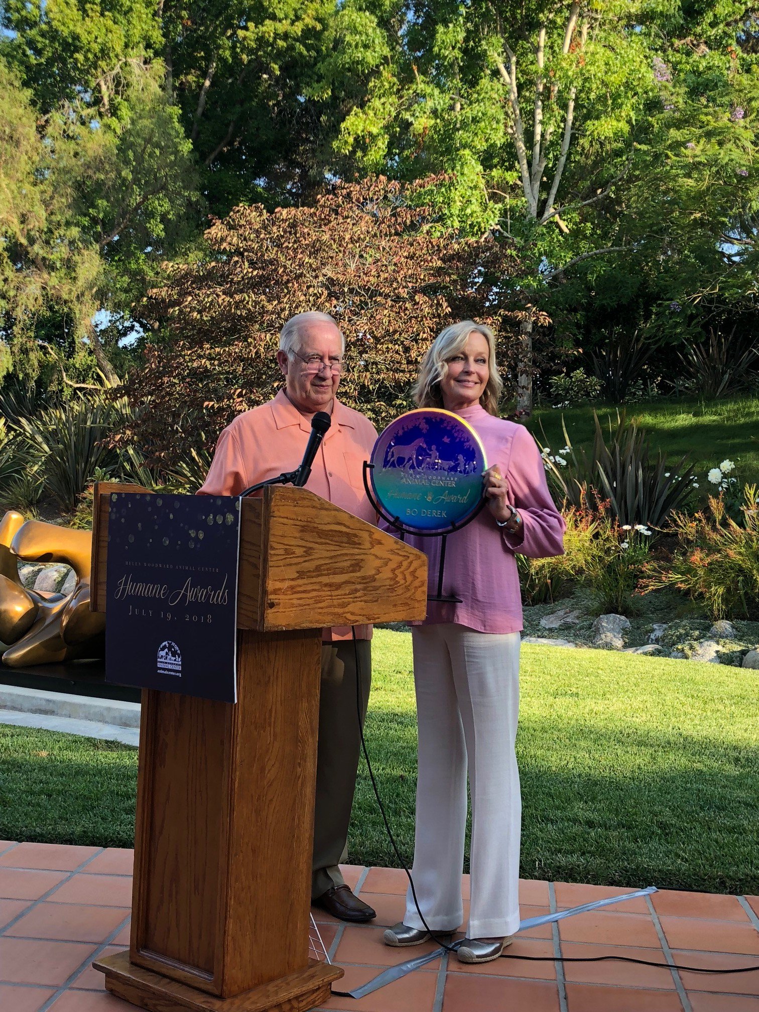Bo Derek Presented With Humane Award