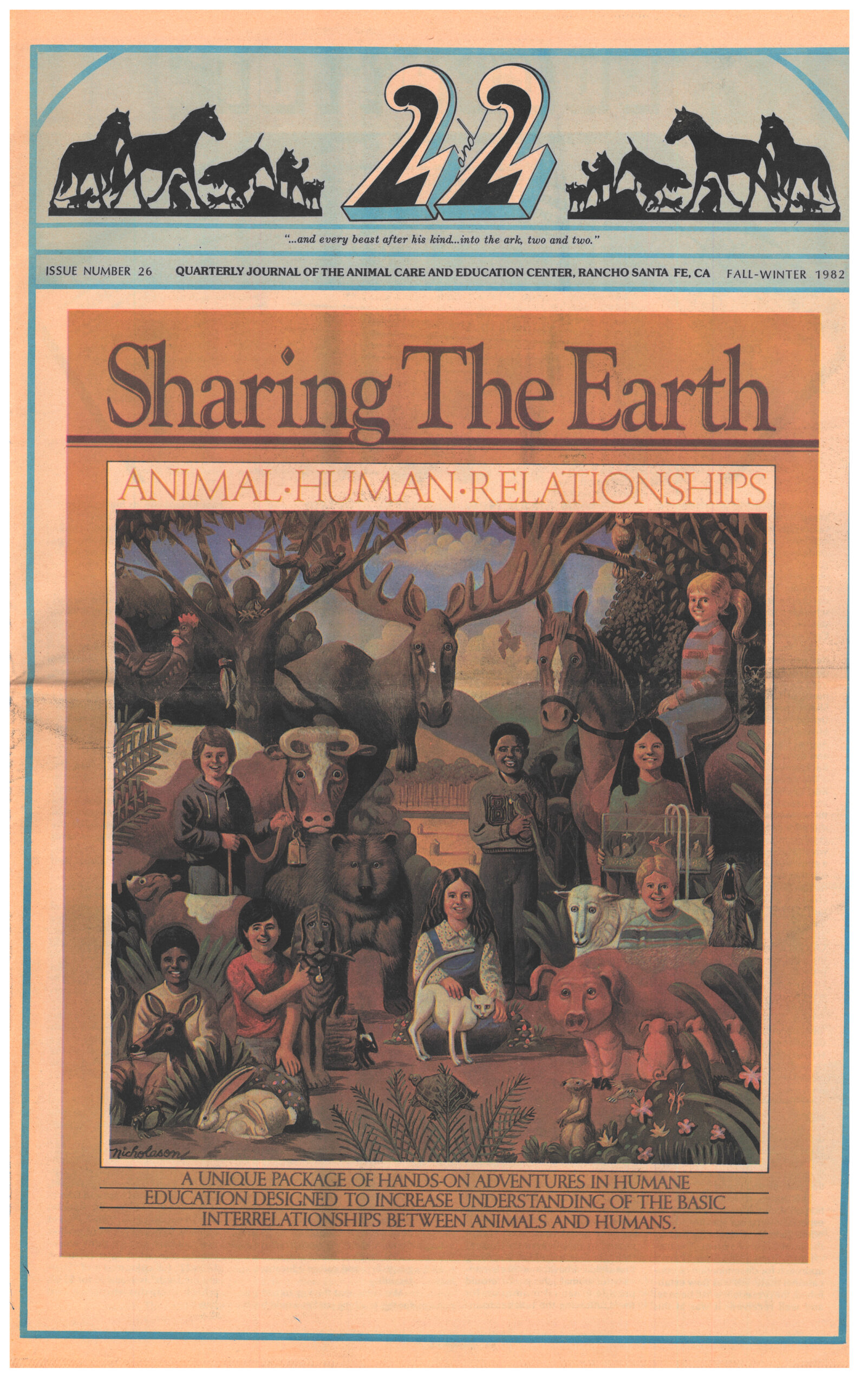 "Sharing the Earth" Textbook Published for Use in California Classrooms