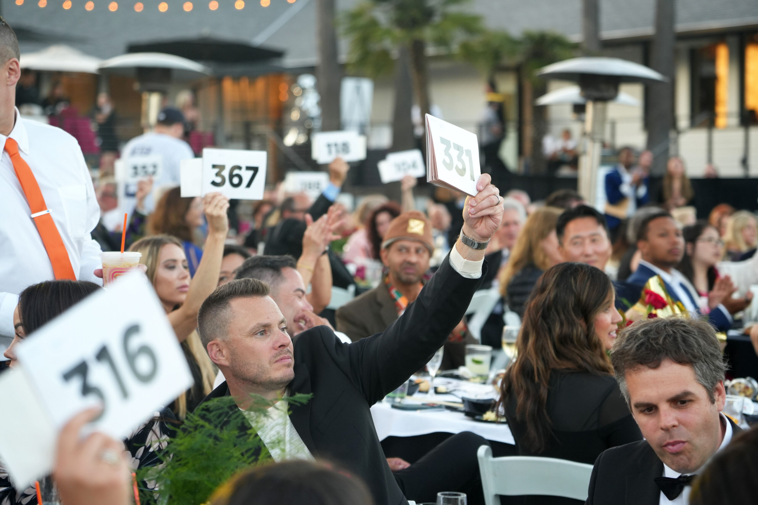 bidding numbers at spring fling gala