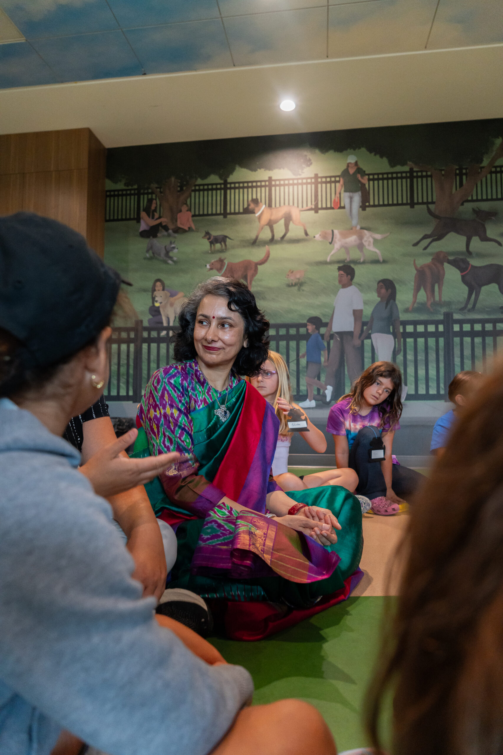 Dr. Neelima Kumrah w/ students