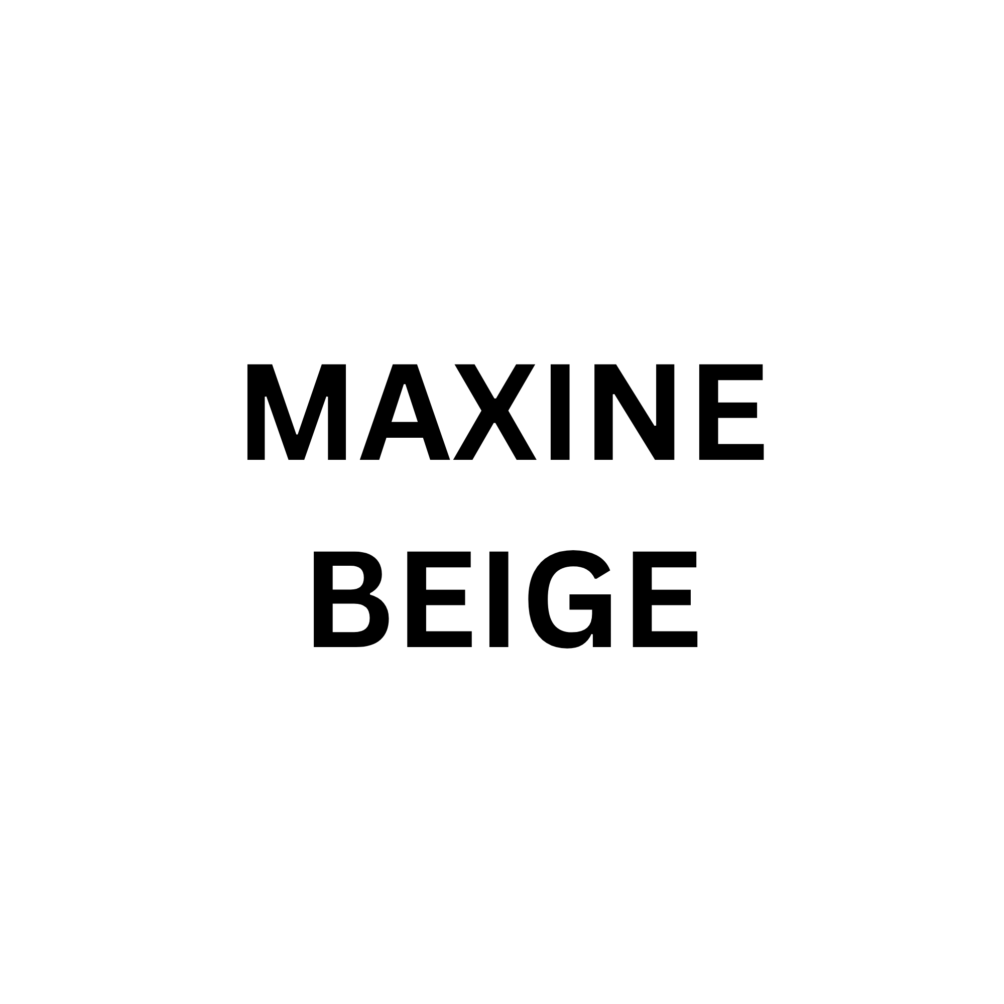Maxine Beige LOGO